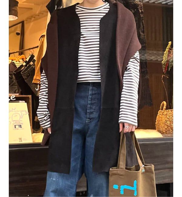 journal standard luxe「スウェードベスト」|ダウンベスト・ベスト|
