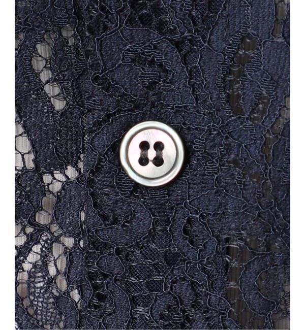 JOURNAL STANDARD「《WEB限定》スタンドカラーレースロングスリーブブラウス」|シャツ・ブラウス|