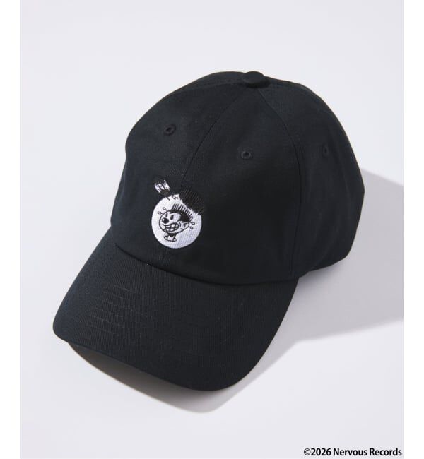 JOURNAL STANDARD「Nervous Records / ナーヴァス・レコーズ &times; JOURNAL STANDARD キャップ」|キャップ・キャスケット|ブラック
