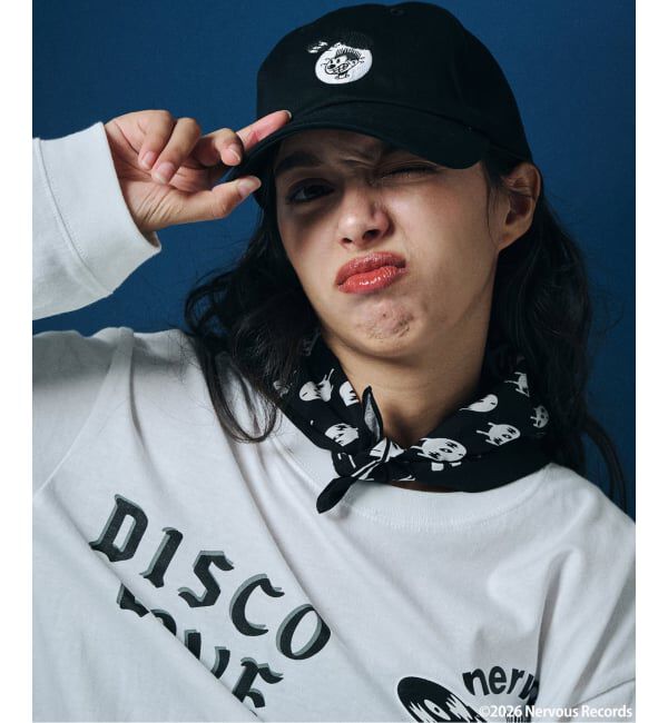 JOURNAL STANDARD「Nervous Records / ナーヴァス・レコーズ &times; JOURNAL STANDARD キャップ」|キャップ・キャスケット|