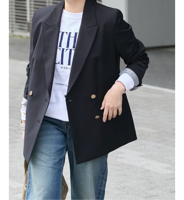 JOURNAL STANDARD「《追加》4B ダブルブレステッドジャケット」|テーラードジャケット|