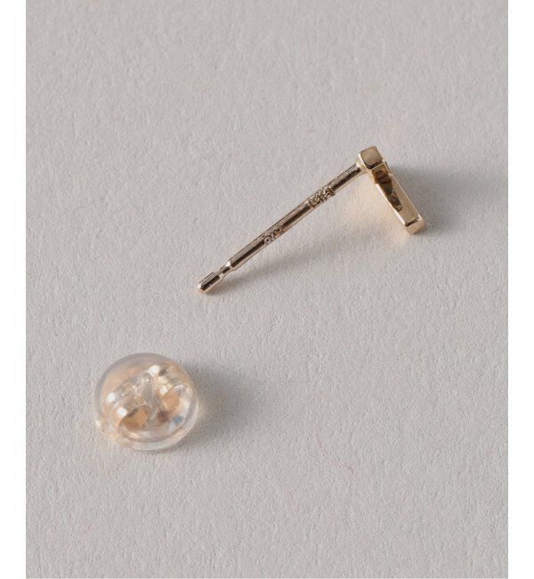 Lilas by Spick&Span「《WEB限定》Vラインピアス K10(両耳)」|ピアス|