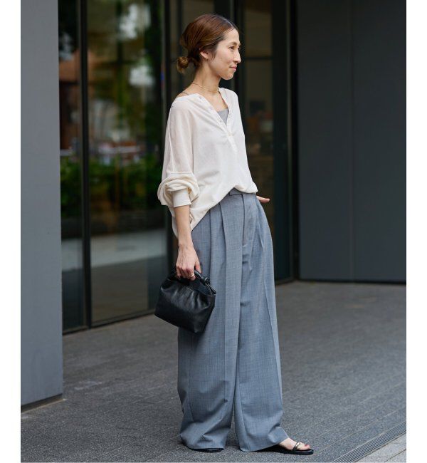 FRAMeWORK「サーフニットヘンリーTee」|Tシャツ・カットソー|