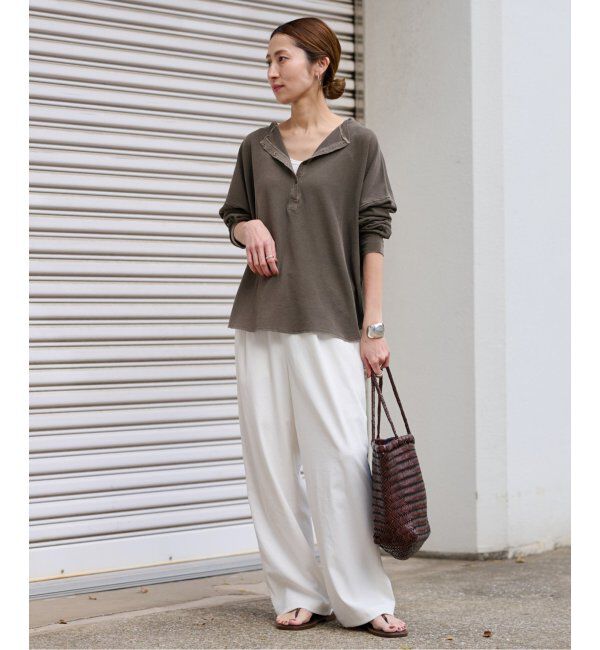 FRAMeWORK「サーフニットヘンリーTee」|Tシャツ・カットソー|