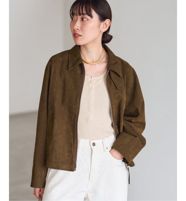 FRAMeWORK「≪追加≫フェイクスエードブルゾン」|その他|