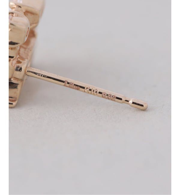 Lilas by Spick&Span「《WEB限定》MIXスクエアピアス K10（両耳）」|ピアス|