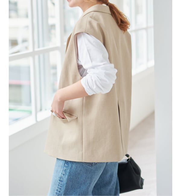 Spick and Span「エアリーブレンドダブルブレストジレ」|その他|