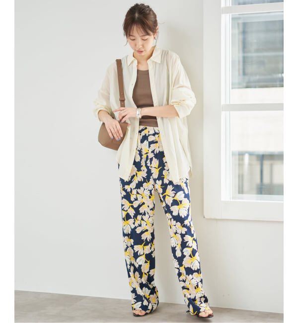 Spick and Span「《新色有り / 追加》ガーメントダイカシュクールシャツ」|シャツ・ブラウス|