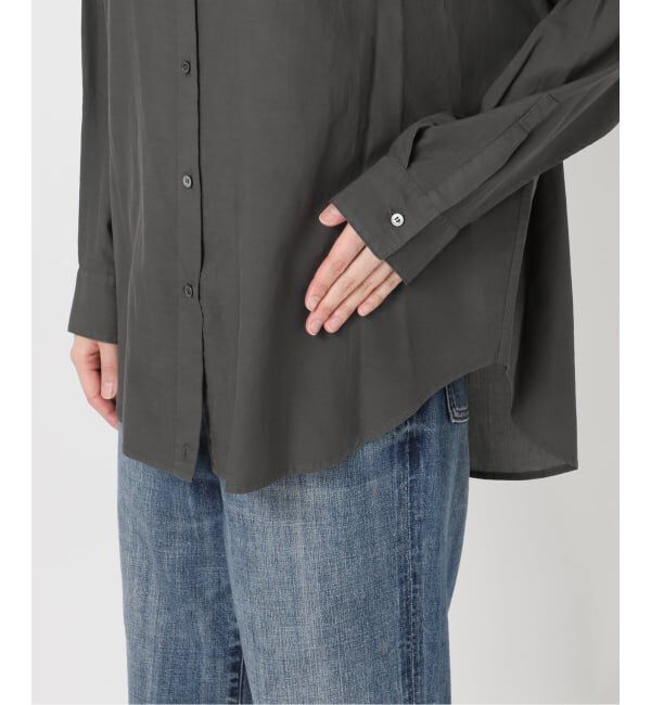 Spick and Span「《新色有り / 追加》ガーメントダイカシュクールシャツ」|シャツ・ブラウス|