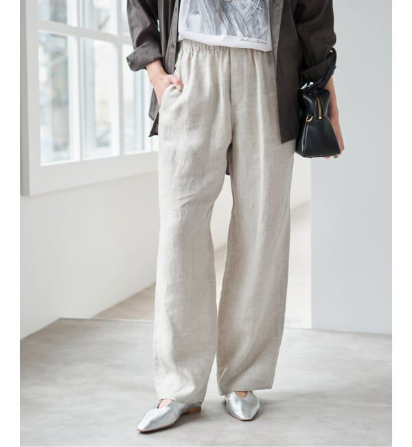 Spick and Span「エアリーリネンイージーパンツ」|その他|