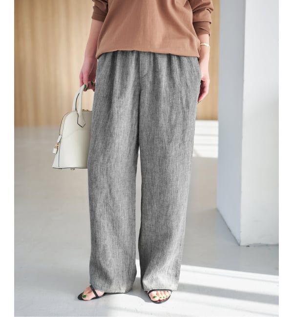 Spick and Span「エアリーリネンイージーパンツ」|その他|