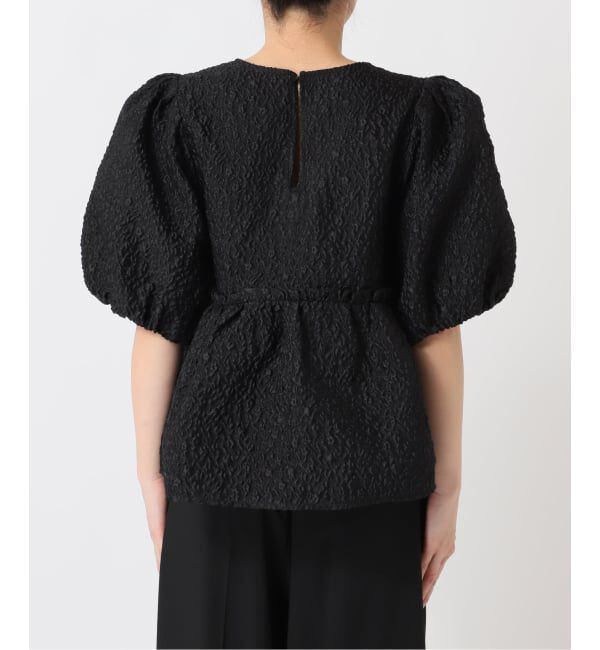 U by SPICK&SPAN「フラワージャガードパフブラウス」|シャツ・ブラウス|