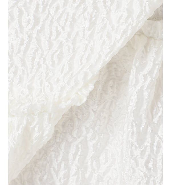 U by SPICK&SPAN「フラワージャガードパフブラウス」|シャツ・ブラウス|