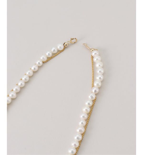 Spick and Span「jour couture / ジュール クチュール 別注パール*チェーンネックレス*」|ネックレス|