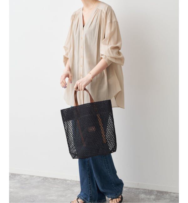 Spick and Span「シルキーローンギャザーブラウス」|シャツ・ブラウス|