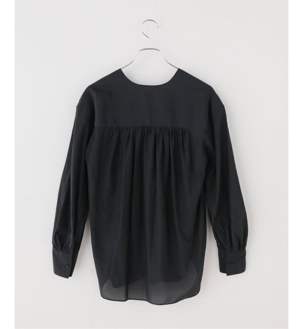 Spick and Span「シルキーローンギャザーブラウス」|シャツ・ブラウス|