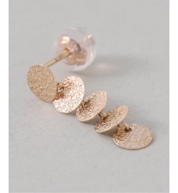 Lilas by Spick&Span「《WEB限定予約》サークルラインピアス K10（両耳）」|ピアス|