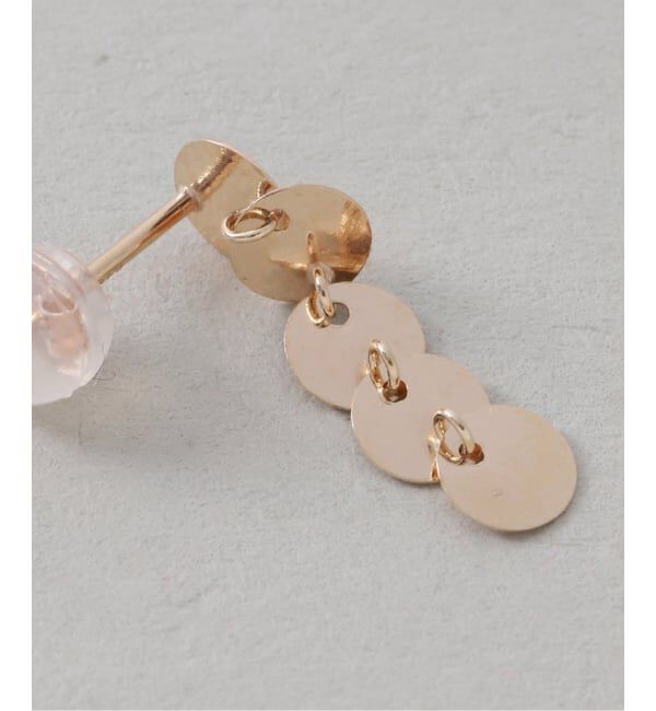 Lilas by Spick&Span「《WEB限定予約》サークルラインピアス K10（両耳）」|ピアス|