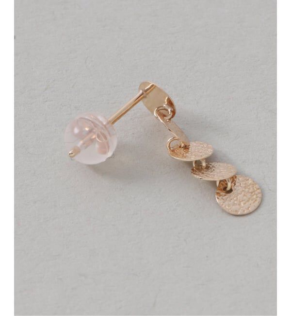 Lilas by Spick&Span「《WEB限定予約》サークルラインピアス K10（両耳）」|ピアス|