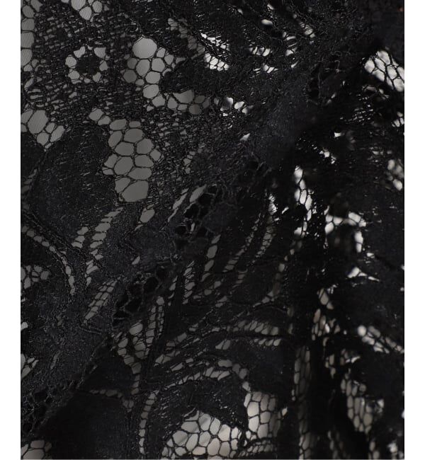 NOBLE「《追加予約》ボタニカルレースオープンカラーシャツ」|シャツ・ブラウス|