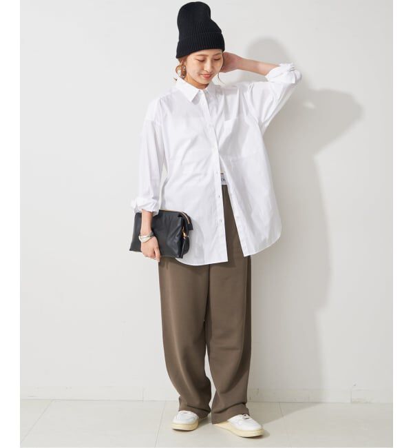 Spick and Span「《WEB限定 / 追加2》50コットンオーバーシャツ」|シャツ・ブラウス|