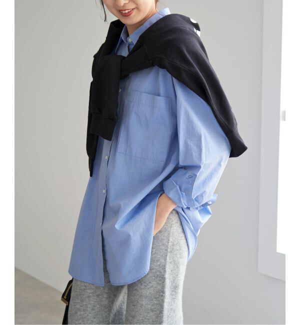 Spick and Span「《WEB限定 / 追加2》50コットンオーバーシャツ」|シャツ・ブラウス|