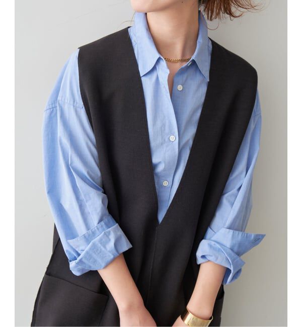 Spick and Span「《WEB限定 / 追加2》50コットンオーバーシャツ」|シャツ・ブラウス|