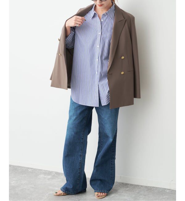 Spick and Span「《WEB限定 / 追加2》50コットンオーバーシャツ」|シャツ・ブラウス|