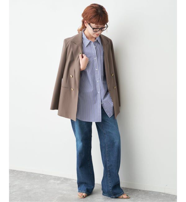 Spick and Span「《WEB限定 / 追加2》50コットンオーバーシャツ」|シャツ・ブラウス|