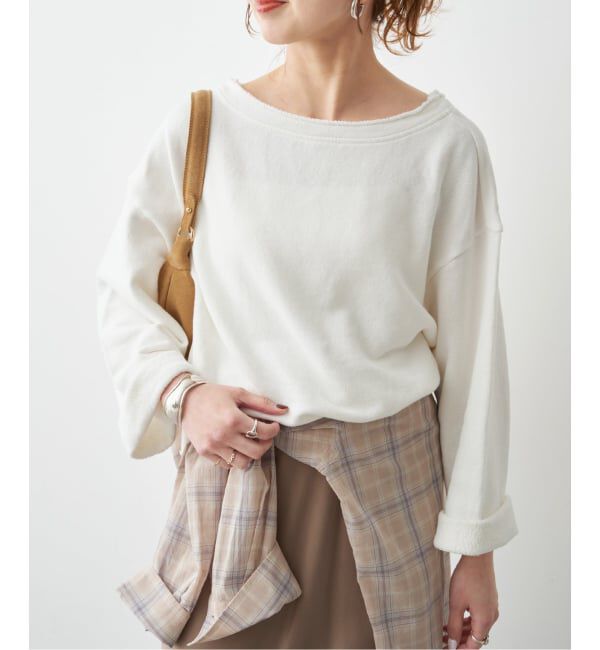 Spick and Span「《予約》カットオフスウェットプルオーバー」|Tシャツ・カットソー|