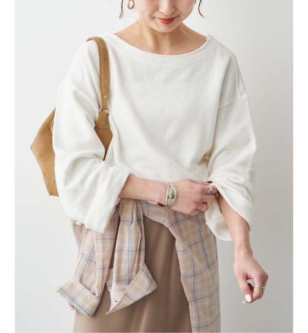 Spick and Span「《予約》カットオフスウェットプルオーバー」|Tシャツ・カットソー|