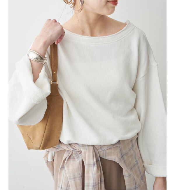 Spick and Span「《予約》カットオフスウェットプルオーバー」|Tシャツ・カットソー|