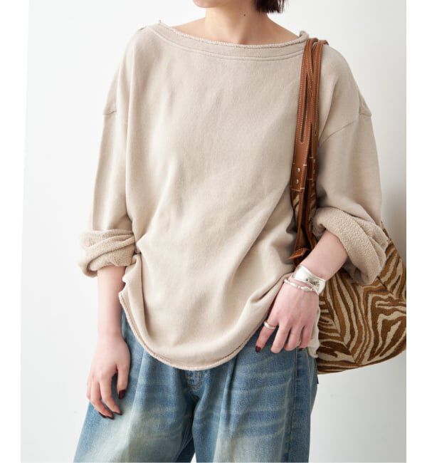 Spick and Span「《予約》カットオフスウェットプルオーバー」|Tシャツ・カットソー|