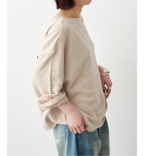 Spick and Span「《予約》カットオフスウェットプルオーバー」|Tシャツ・カットソー|