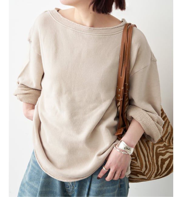 Spick and Span「《予約》カットオフスウェットプルオーバー」|Tシャツ・カットソー|