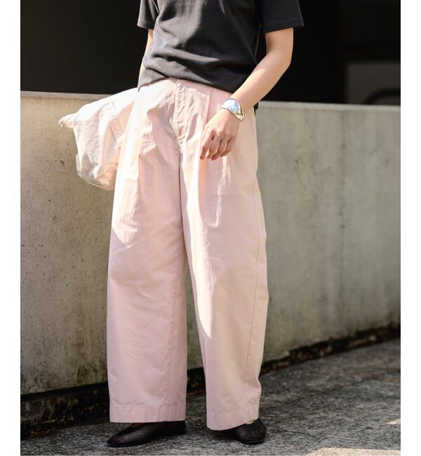 FRAMeWORK「≪洗濯機洗い可 / 予約≫コットンナイロンタックパンツ」|その他|