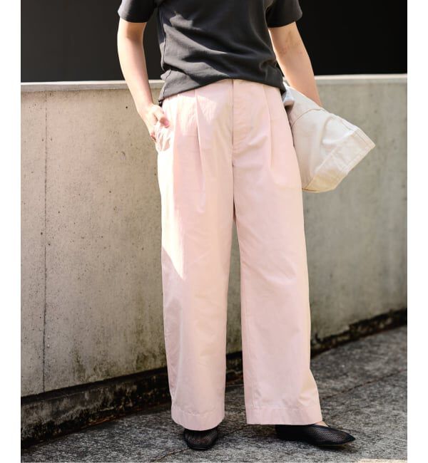 FRAMeWORK「≪洗濯機洗い可 / 予約≫コットンナイロンタックパンツ」|その他|