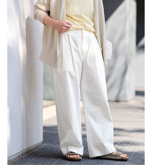 FRAMeWORK「≪洗濯機洗い可 / 予約≫コットンナイロンタックパンツ」|その他|