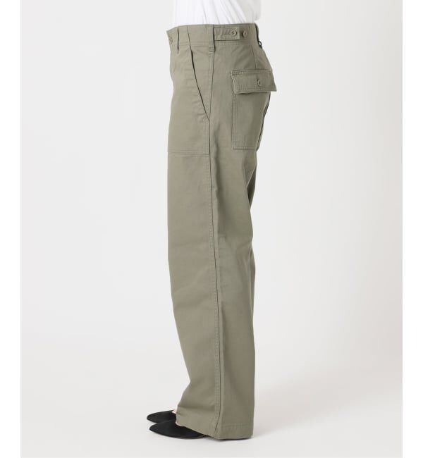 Spick and Span「《追加2》ルーズベイカーパンツ」|カーゴ|