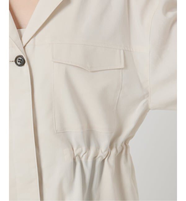  「《予約》【洗える】リネン混ワークシャツジャケット」|その他|