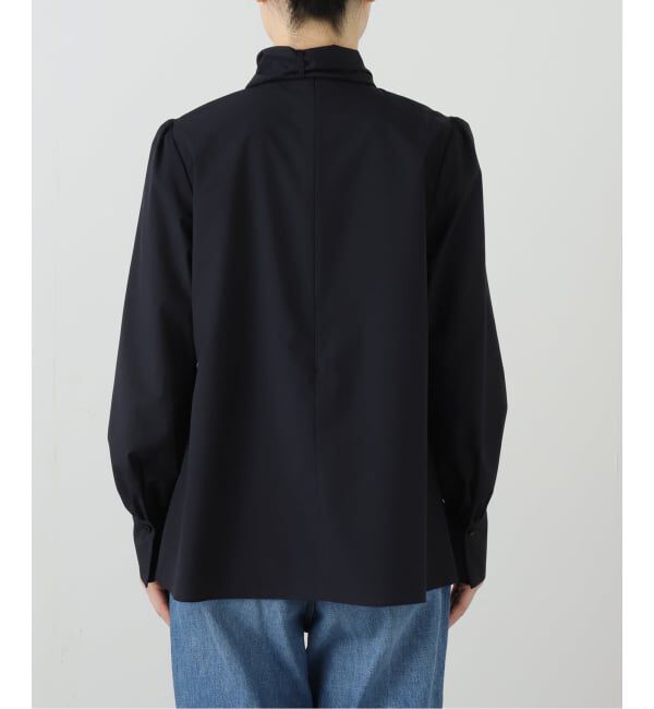  「【洗える】ボータイ2WAYブラウス」|シャツ・ブラウス|