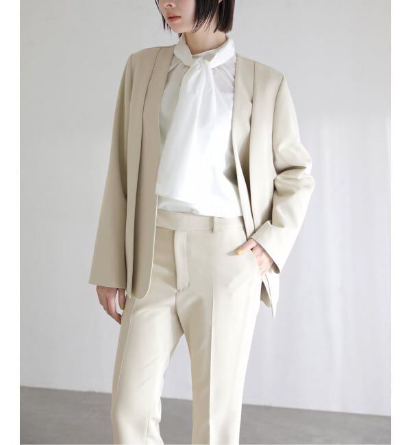  「【洗える】ボータイ2WAYブラウス」|シャツ・ブラウス|