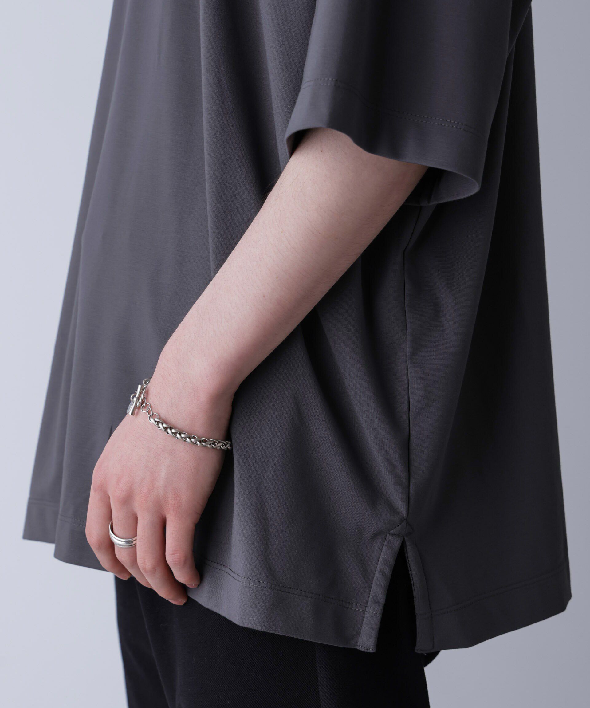 nano･universe「ルーズネックビッグTシャツ 半袖」|Tシャツ・カットソー|