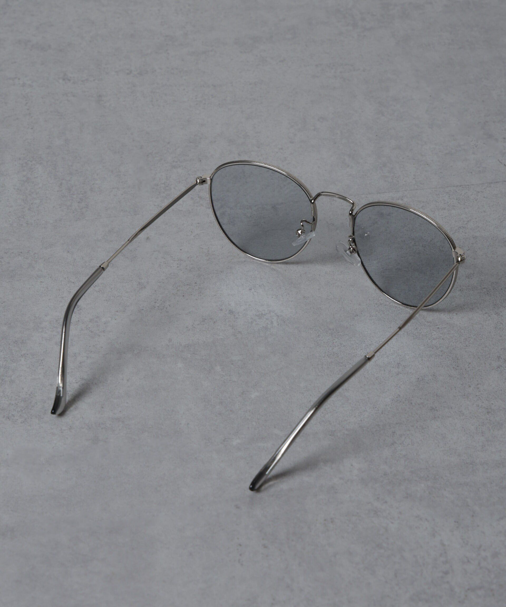 nano･universe「ボストン型メタルサングラス」|メガネ|