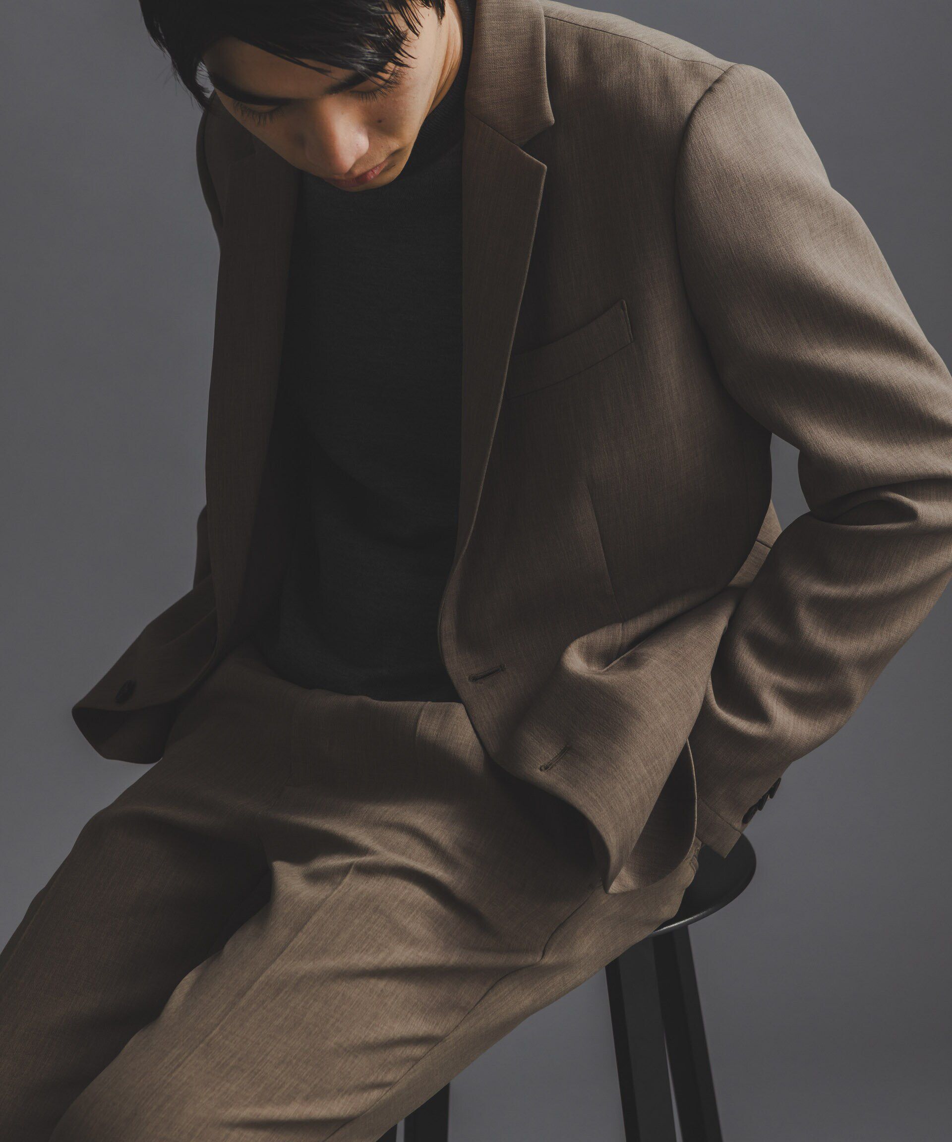 nano･universe「｢Damerino｣Reflax(R) ダブルクロスウェザーセットアップ」|スーツ|