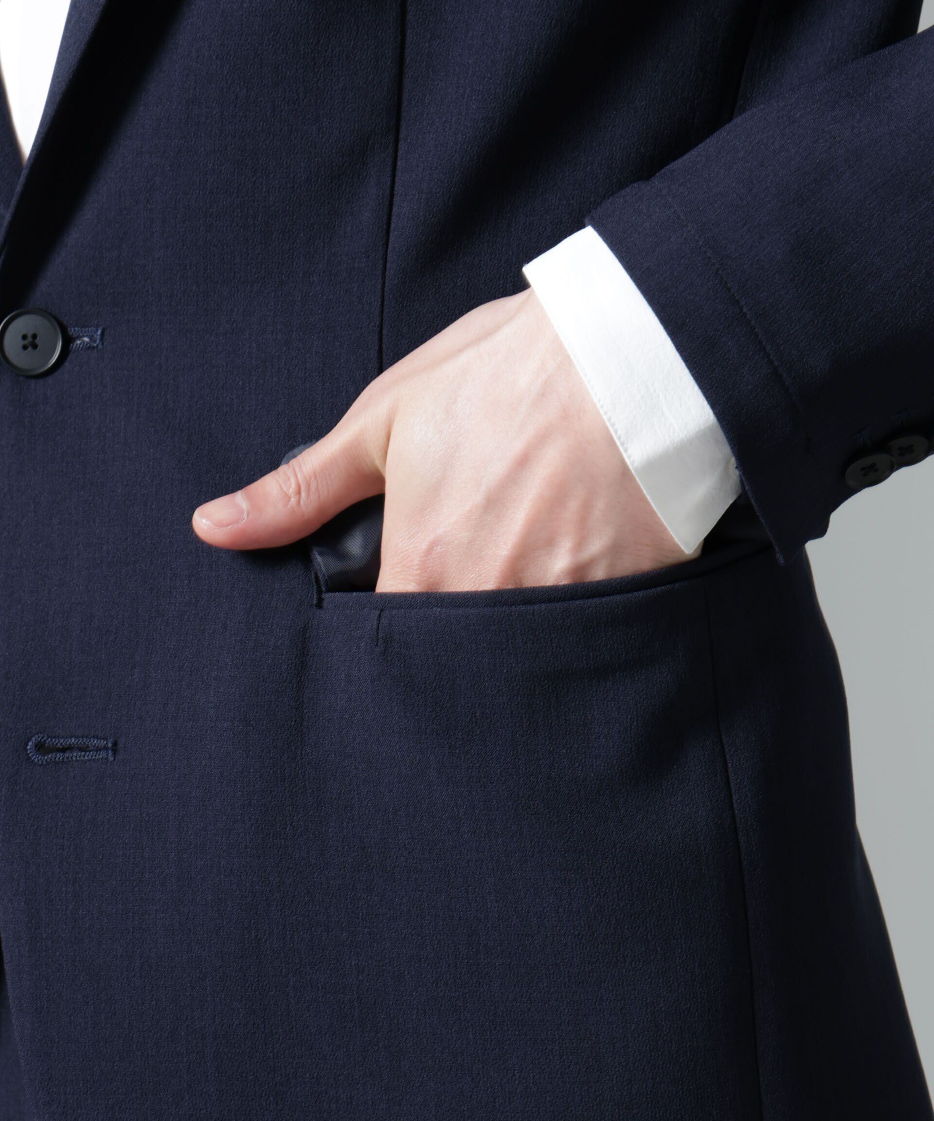 nano･universe「｢Damerino｣Reflax(R) ダブルクロスウェザーセットアップ」|スーツ|