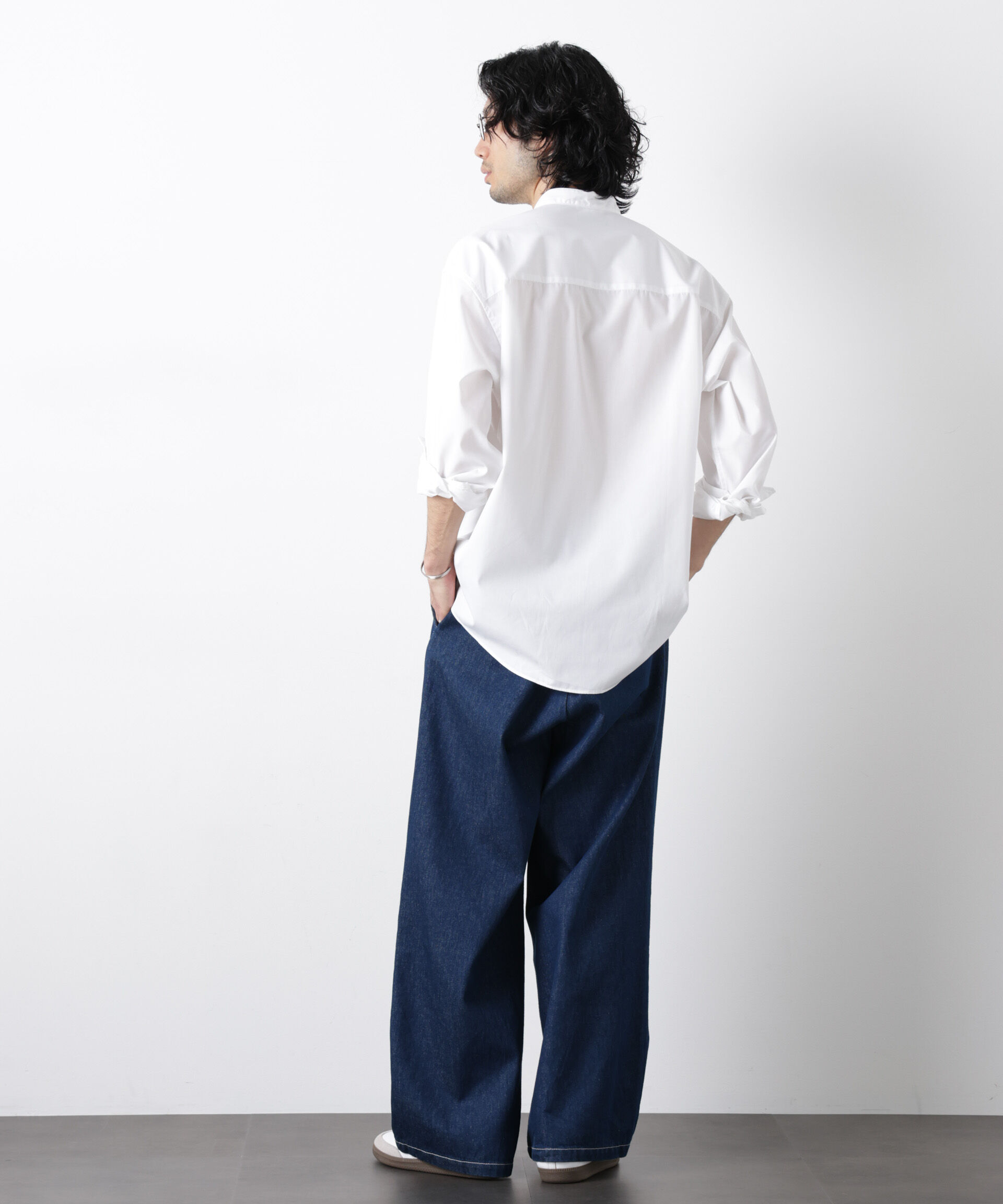 nano･universe「｢OtoNANO｣大人のワイドデニムパンツ」|チノ|