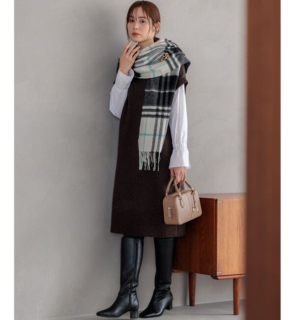 組曲「ウールチェックストール」|マフラー|