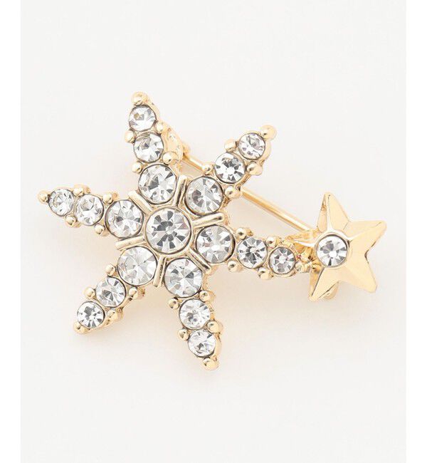 組曲「【好評につき追加予約・2SET】ツインスターパールブローチ」|ブローチ・コサージュ|