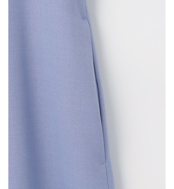 自由区「【接触冷感・速乾・UVケア・撥水・防シワ・XSサイズあり】リネンライクツィルVネック ワンピース」|ワンピース|